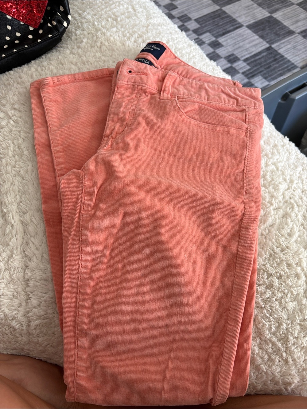 American Eagle Outfitters Coral Skinny Jeans